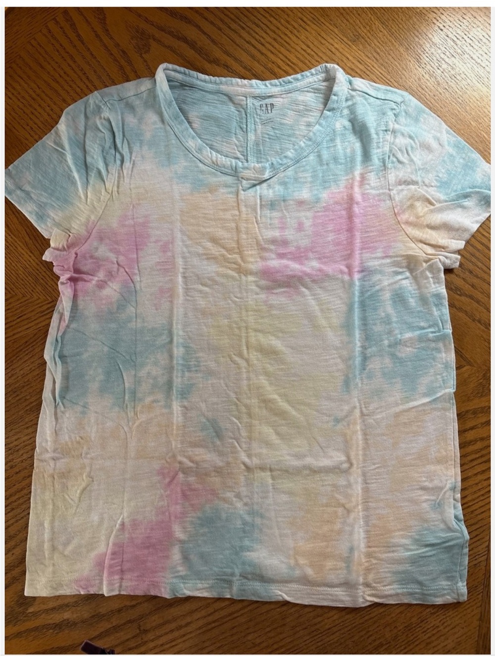 GAP Women’s Foreversoft Tie-Dye Short Sleeve Tee Large NEW!
